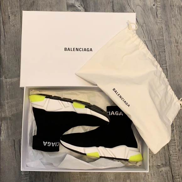 Balenciaga Shoes - BALENCIAGA SPEED SOCK SNEAKERS 37